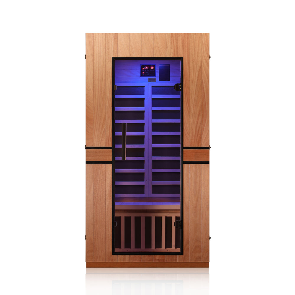 Haoyao 1-Person Saunas with Bluetooth Audio & LED light -- HY1301