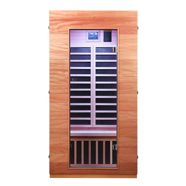 Haoyao 1-Person Saunas with Bluetooth Audio & LED light -- HY1101