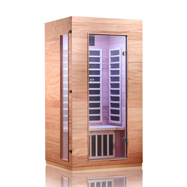 Haoyao 1-Person Saunas with Bluetooth Audio & LED light -- HY1101
