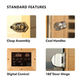Haoyao 1-Person Saunas with Bluetooth Audio & LED light -- HY1101