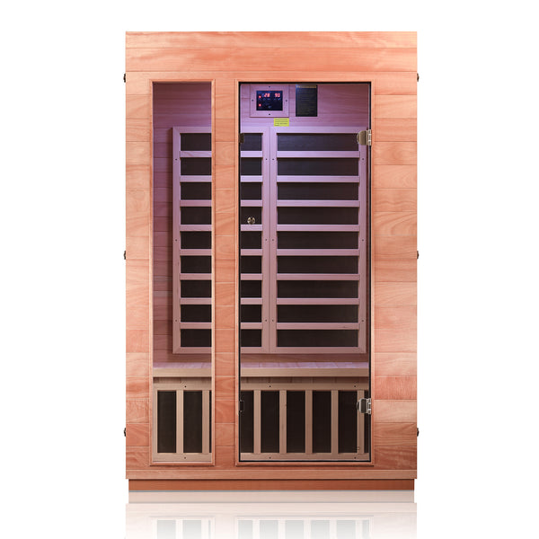 Haoyao 2 Person Saunas with Bluetooth Audio & LED Light -- HY1202