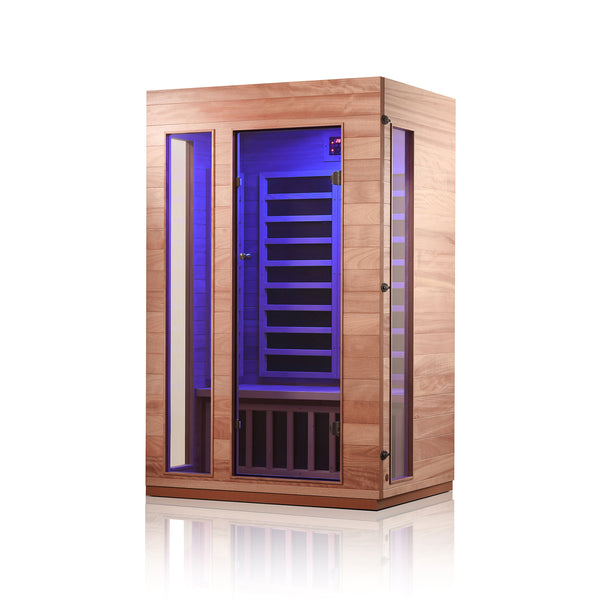 Haoyao 2 Person Saunas with Bluetooth Audio & LED Light -- HY1202