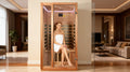 Haoyao 1-Person Saunas with Bluetooth Audio & LED light -- HY1201