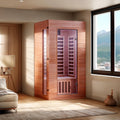 Haoyao 1-Person Saunas with Bluetooth Audio & LED light -- HY1101