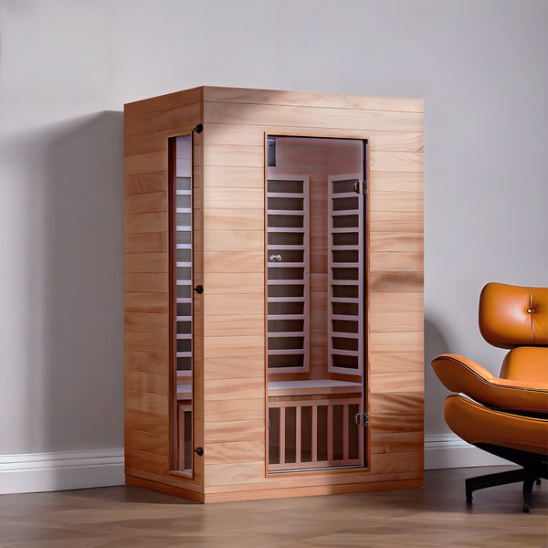 Haoyao 2 Person Saunas with Bluetooth Audio & LED Light -- HY1102
