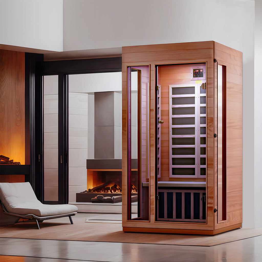 Haoyao 2 Person Saunas with Bluetooth Audio & LED Light -- HY7502