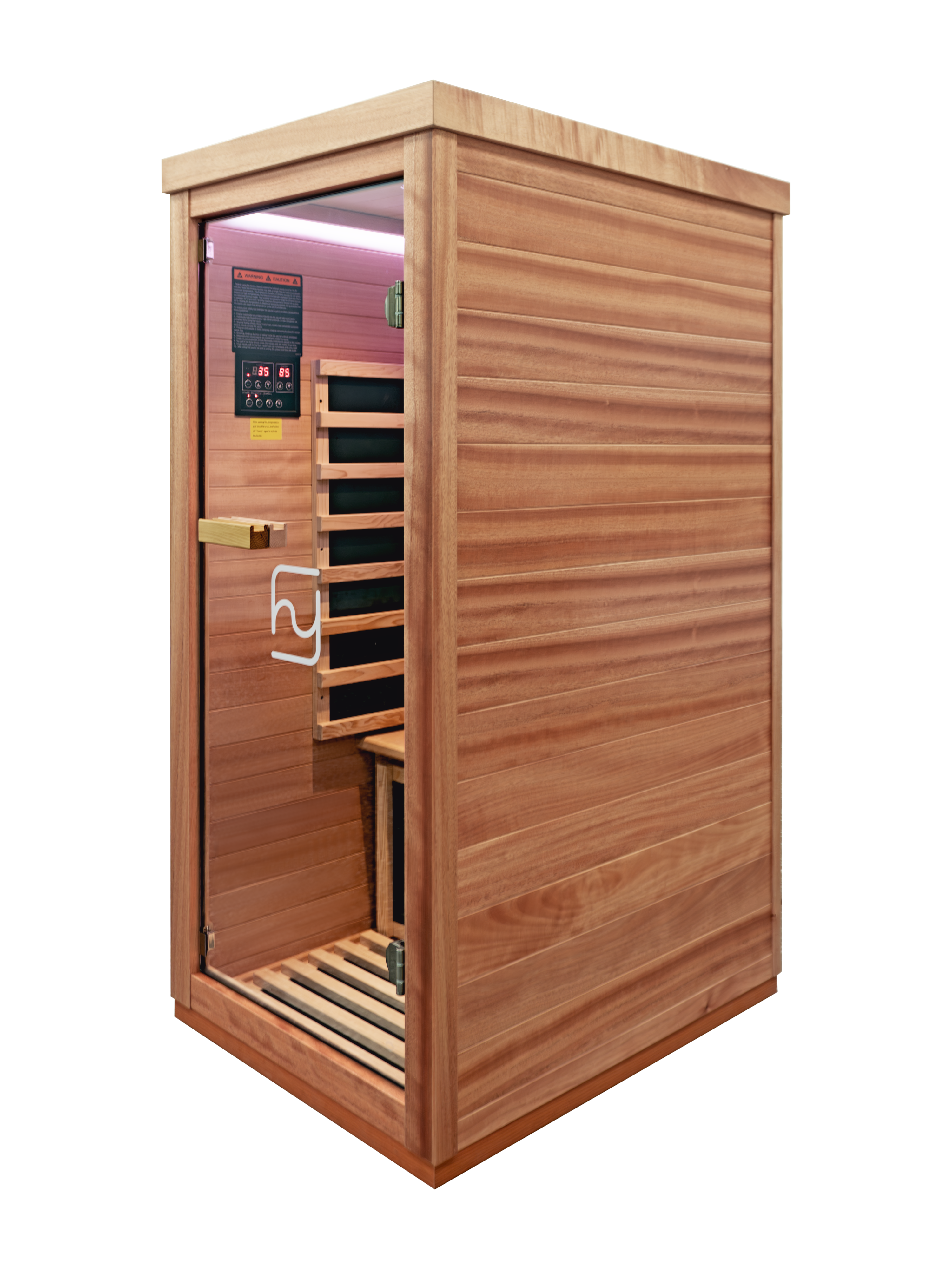 Haoyao 1-Person Mini Saunas with Bluetooth Audio & LED light -- AM801